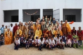インド　パンニャメッタ学園校舎増築落成式