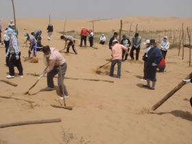 中国・内モンゴル植林ツアーに参加