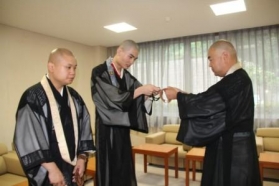 叡山学院が東日本大震災義援金を寄託