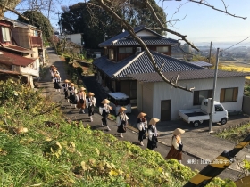 比叡山高等学校　寒行托鉢